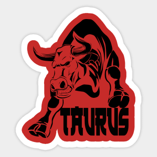 taurus black Sticker